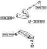 NISSA 54560HC030 Control Arm-/Trailing Arm Bush